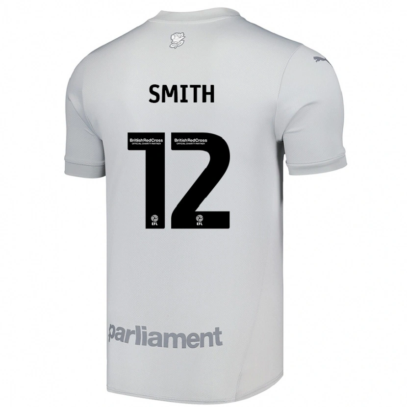 Danxen Men Jackson Smith #12 Silver Gray Away Jersey 2024/25 T-Shirt