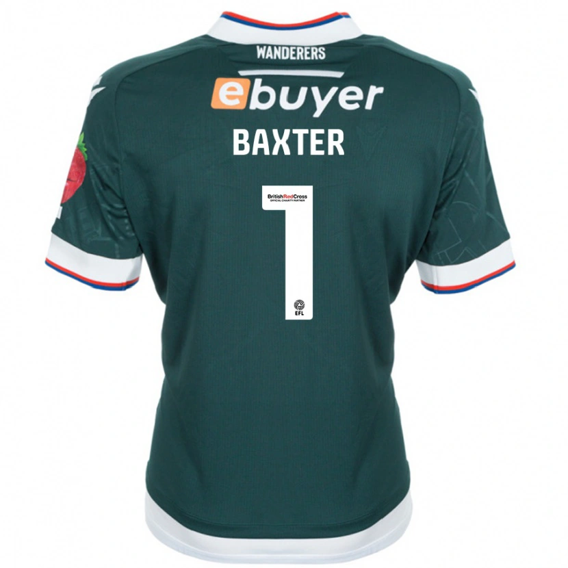 Danxen Men Nathan Baxter #1 Dark Green Away Jersey 2024/25 T-Shirt