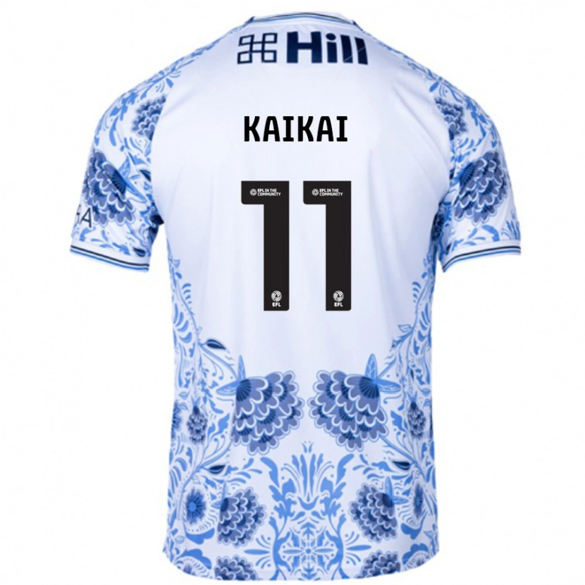 Danxen Men Sullay Kaikai #11 White Blue Away Jersey 2024/25 T-Shirt