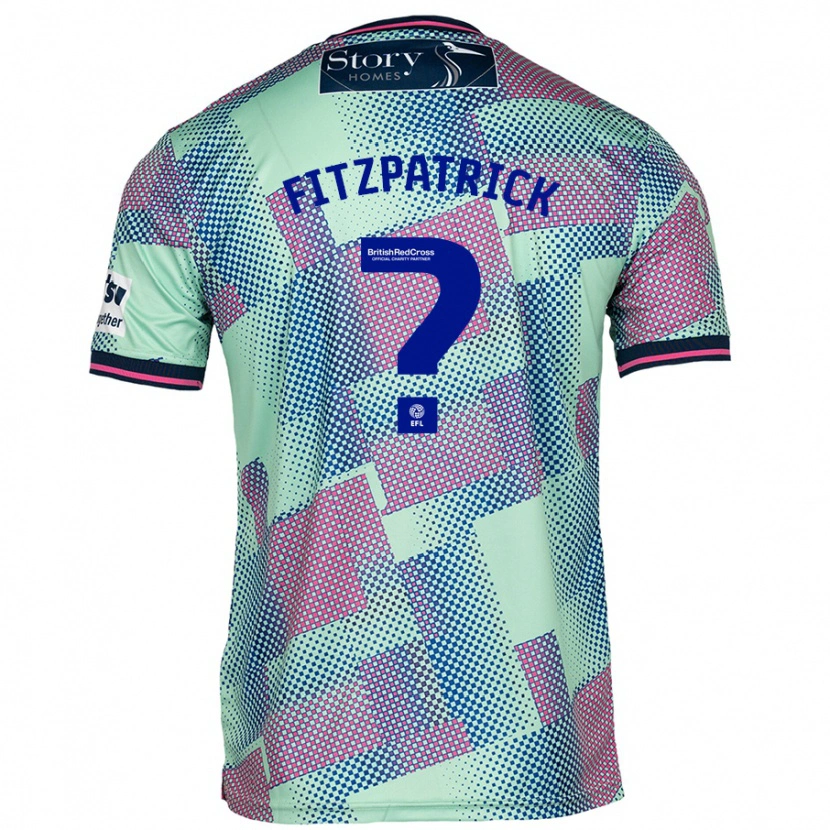 Danxen Men Aran Fitzpatrick #0 Green Away Jersey 2024/25 T-Shirt