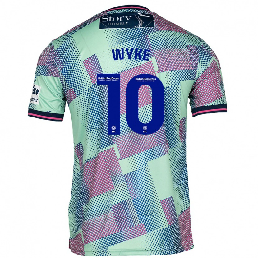 Danxen Men Charlie Wyke #10 Green Away Jersey 2024/25 T-Shirt