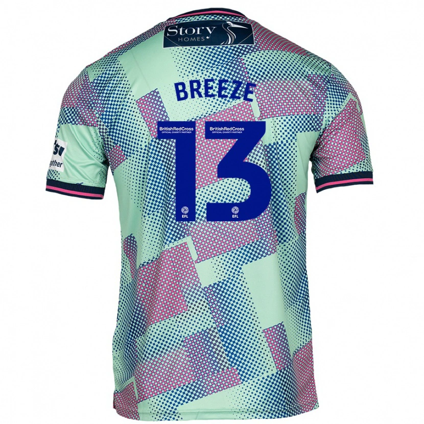 Danxen Men Gabriel Breeze #13 Green Away Jersey 2024/25 T-Shirt