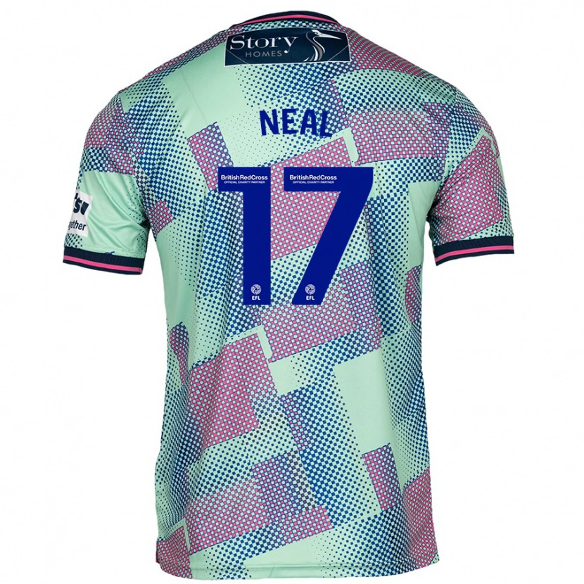 Danxen Men Harrison Neal #17 Green Away Jersey 2024/25 T-Shirt