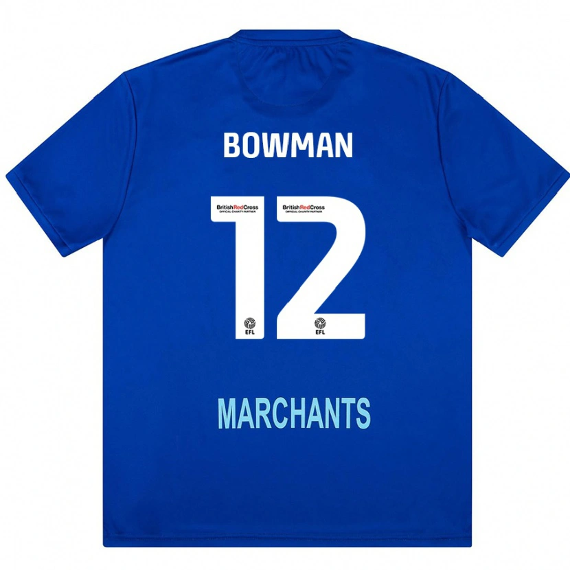 Danxen Men Ryan Bowman #12 Green Away Jersey 2024/25 T-Shirt