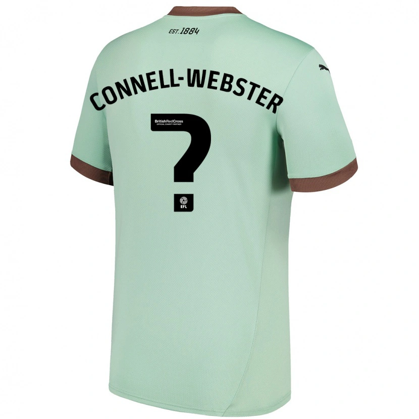 Danxen Men Braidy Connell-Webster #0 Pale Green Away Jersey 2024/25 T-Shirt