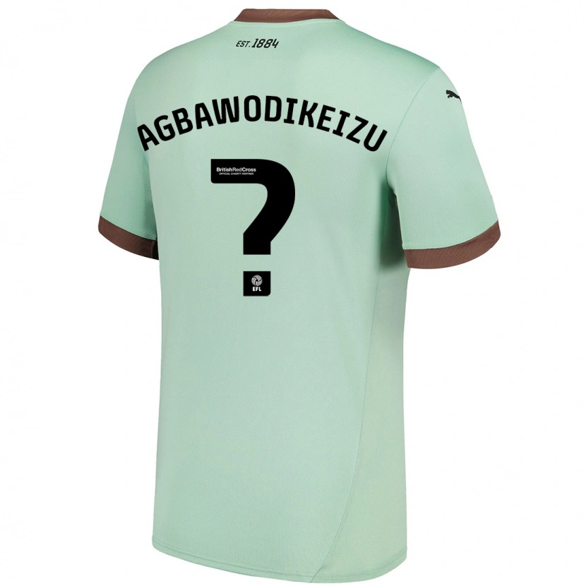 Danxen Men Charles Ebuka Agbawodikeizu #0 Pale Green Away Jersey 2024/25 T-Shirt