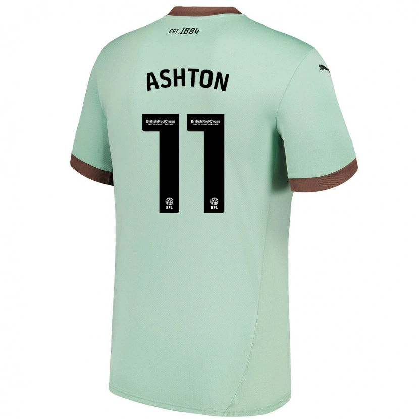 Danxen Men Eleanor Ashton #11 Pale Green Away Jersey 2024/25 T-Shirt