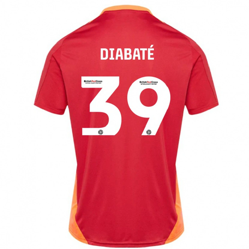 Danxen Men Cheick Diabaté #39 Blue Off White Away Jersey 2024/25 T-Shirt