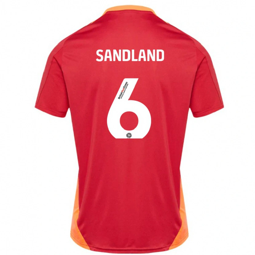 Danxen Men Jess Sandland #6 Blue Off White Away Jersey 2024/25 T-Shirt