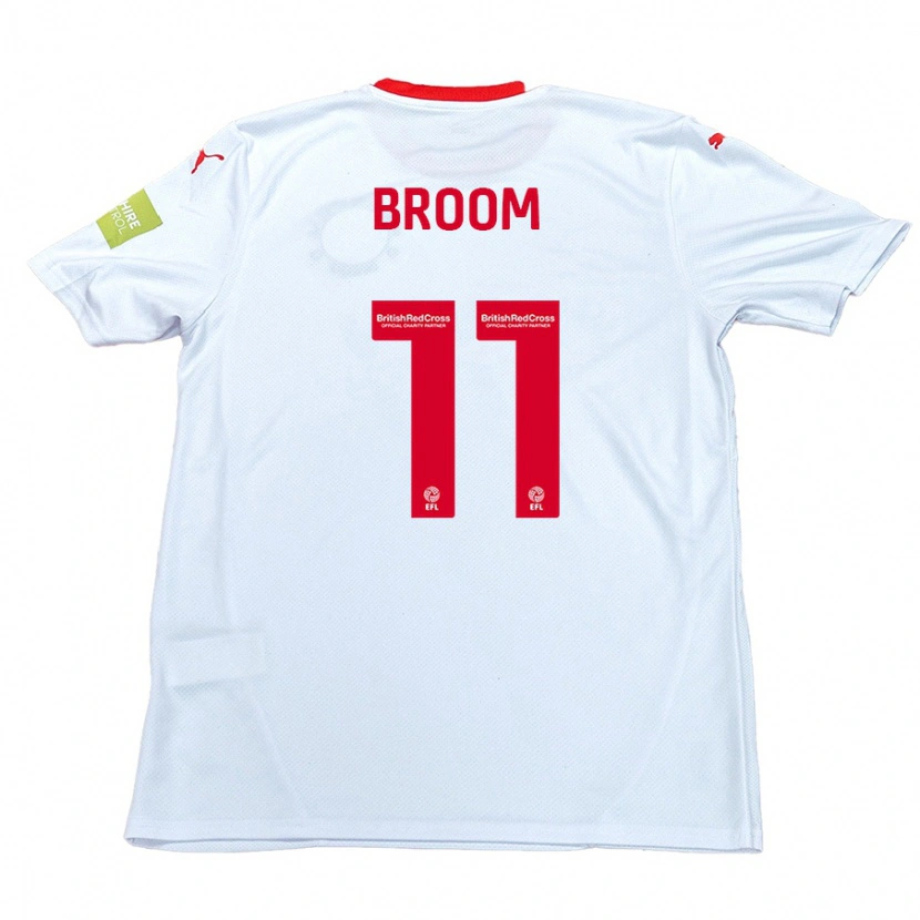 Danxen Men Ryan Broom #11 White Away Jersey 2024/25 T-Shirt