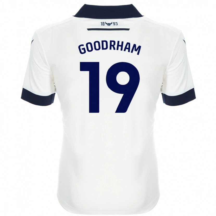 Danxen Men Tyler Goodrham #19 White Navy Blue Away Jersey 2024/25 T-Shirt