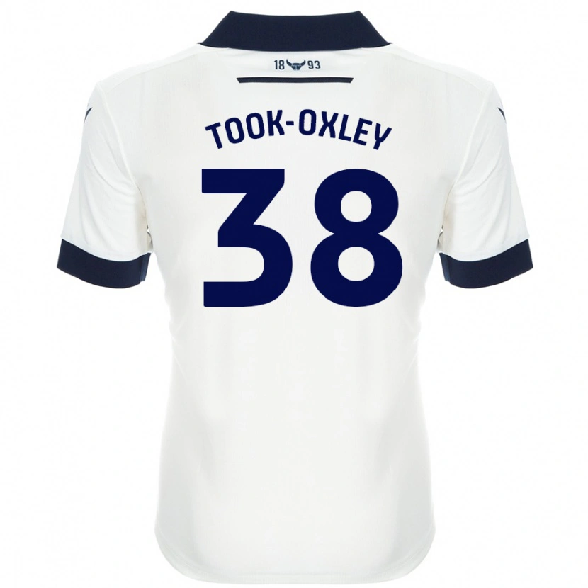 Danxen Men Zaide Took-Oxley #38 White Navy Blue Away Jersey 2024/25 T-Shirt