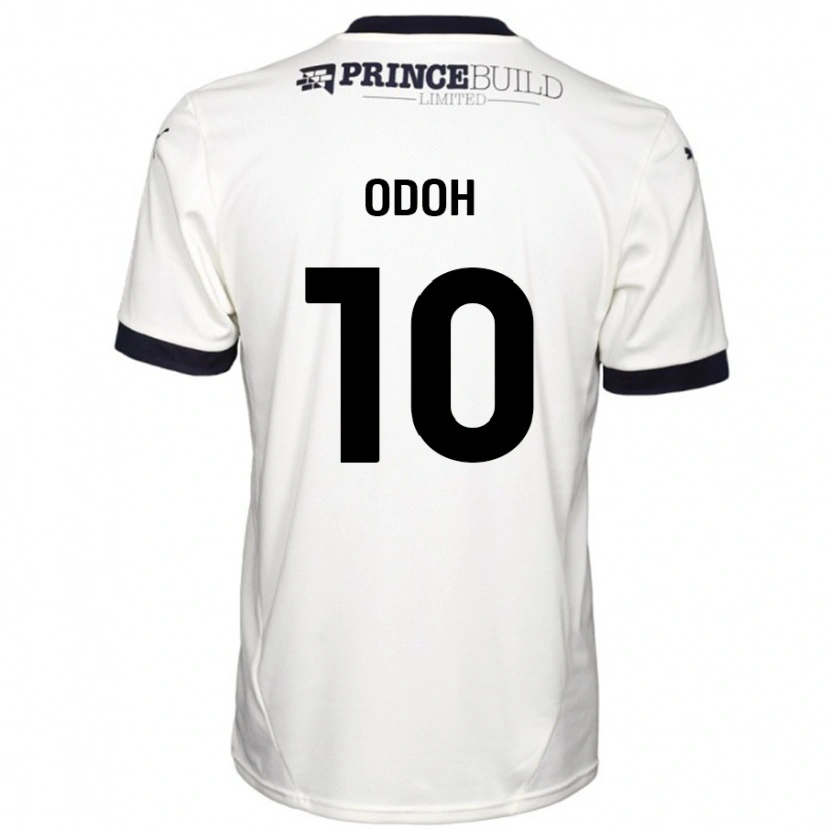 Danxen Men Abraham Odoh #10 Off White Black Away Jersey 2024/25 T-Shirt