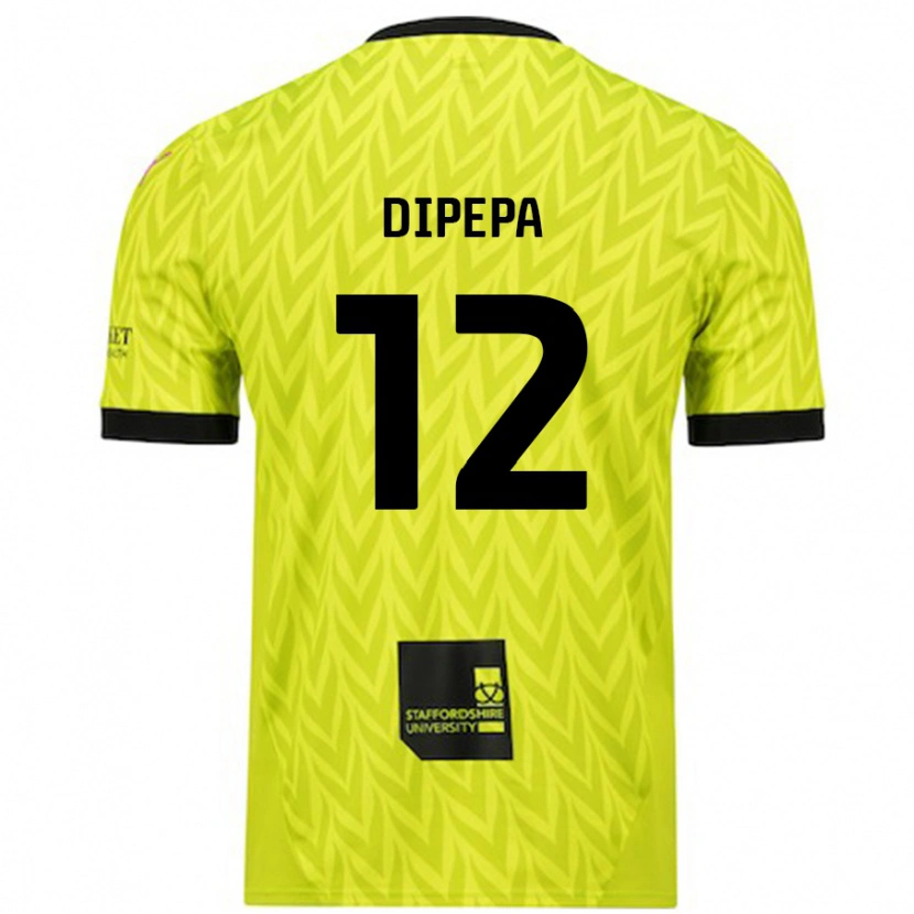 Danxen Men Baylee Dipepa #12 Fluorescent Green Away Jersey 2024/25 T-Shirt