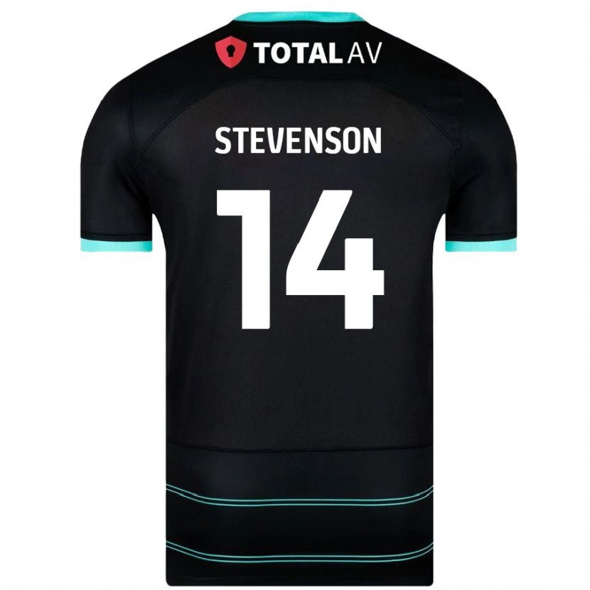 Danxen Men Ben Stevenson #14 Black Away Jersey 2024/25 T-Shirt