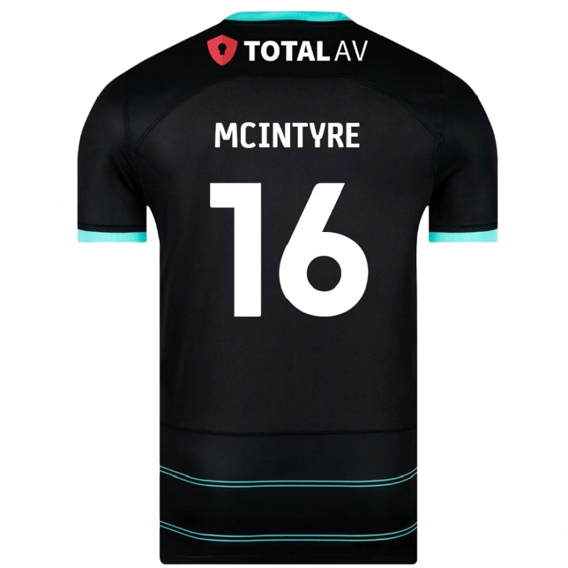 Danxen Men Tom Mcintyre #16 Black Away Jersey 2024/25 T-Shirt