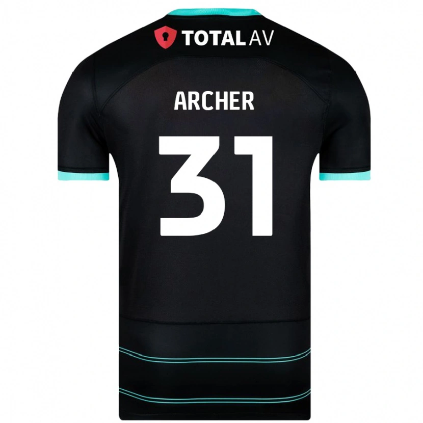 Danxen Men Jordan Archer #31 Black Away Jersey 2024/25 T-Shirt