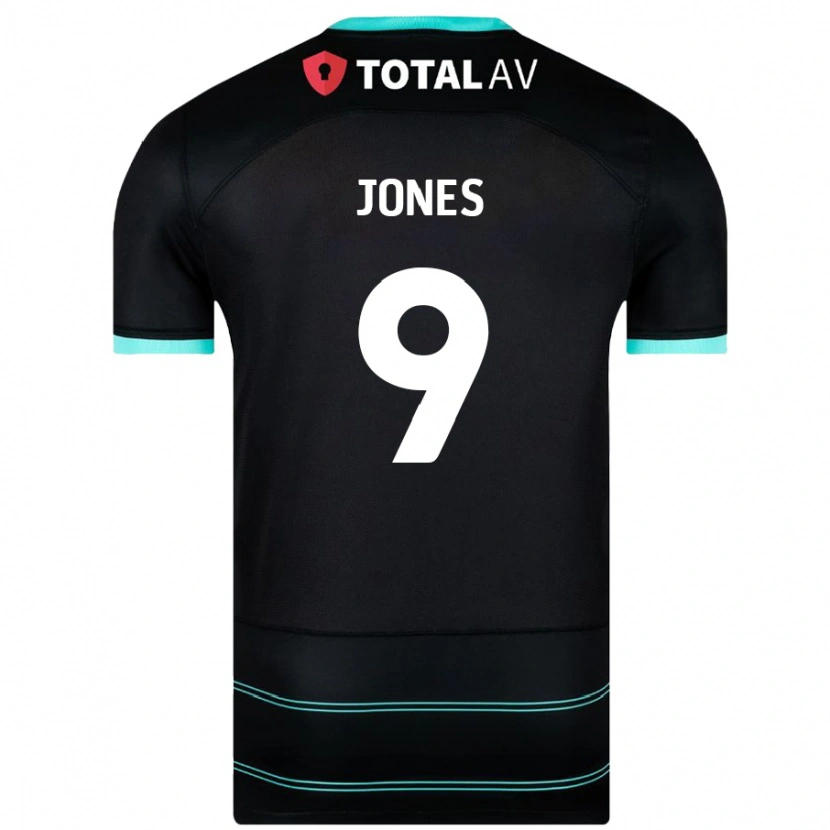 Danxen Men Emma Jones #9 Black Away Jersey 2024/25 T-Shirt