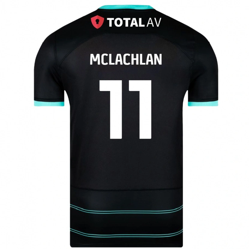 Danxen Men Daisy Mclachlan #11 Black Away Jersey 2024/25 T-Shirt