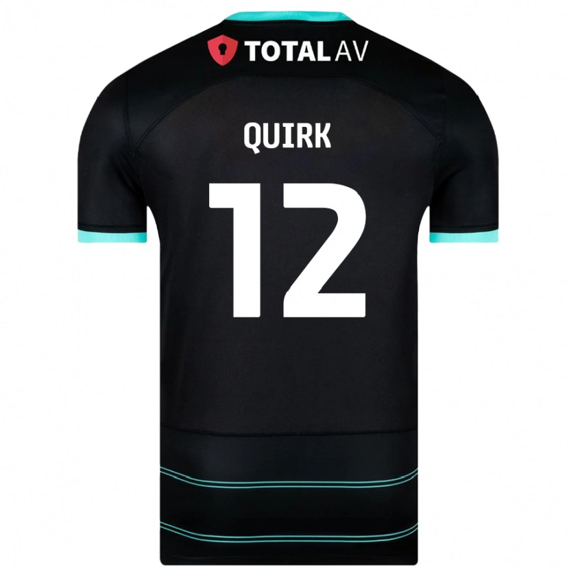 Danxen Men Sophie Quirk #12 Black Away Jersey 2024/25 T-Shirt