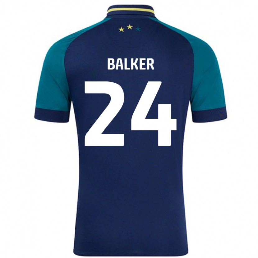 Danxen Men Radinio Balker #24 Navy Dark Green Away Jersey 2024/25 T-Shirt