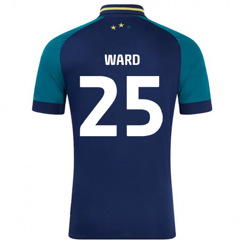 Danxen Men Danny Ward #25 Navy Dark Green Away Jersey 2024/25 T-Shirt