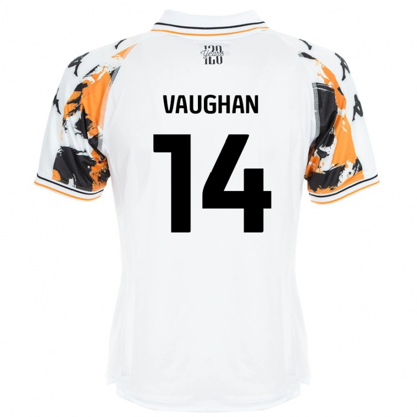 Danxen Men Harry Vaughan #14 White Away Jersey 2024/25 T-Shirt