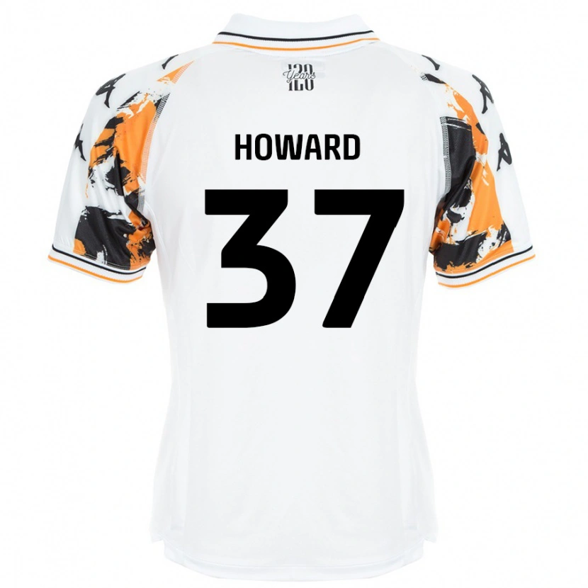 Danxen Men Scarlet Howard #37 White Away Jersey 2024/25 T-Shirt