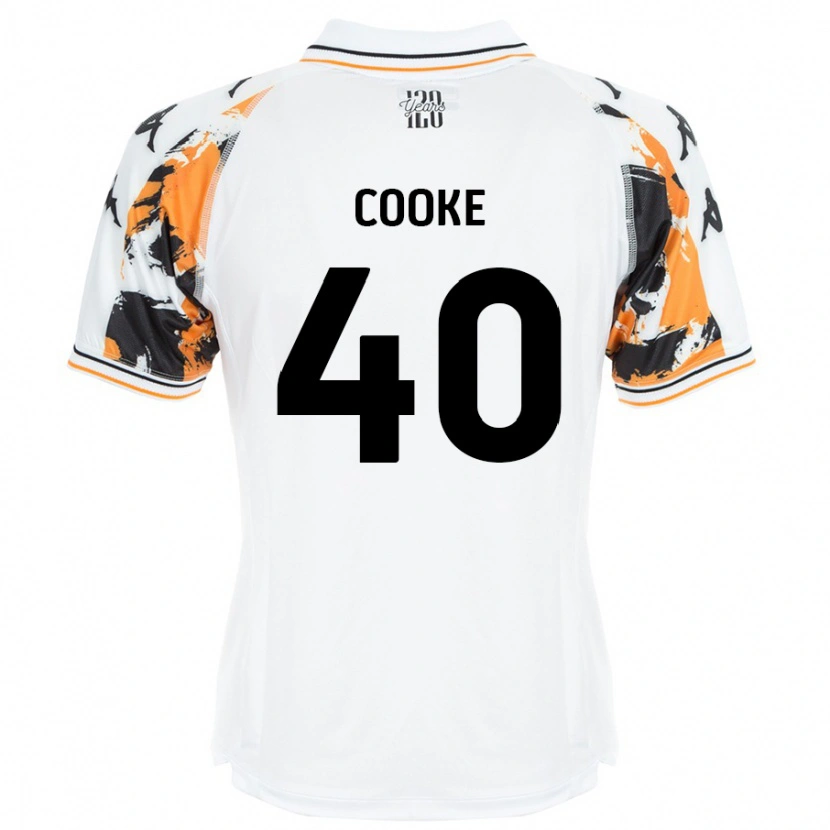 Danxen Men Megan Cooke #40 White Away Jersey 2024/25 T-Shirt