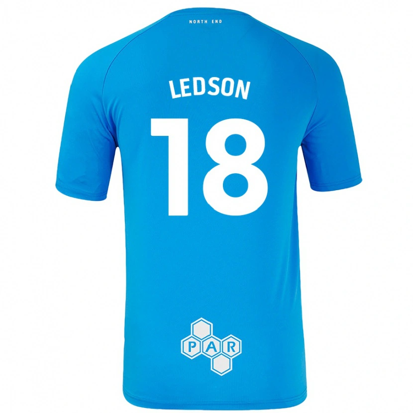 Danxen Men Ryan Ledson #18 Sky Blue Away Jersey 2024/25 T-Shirt