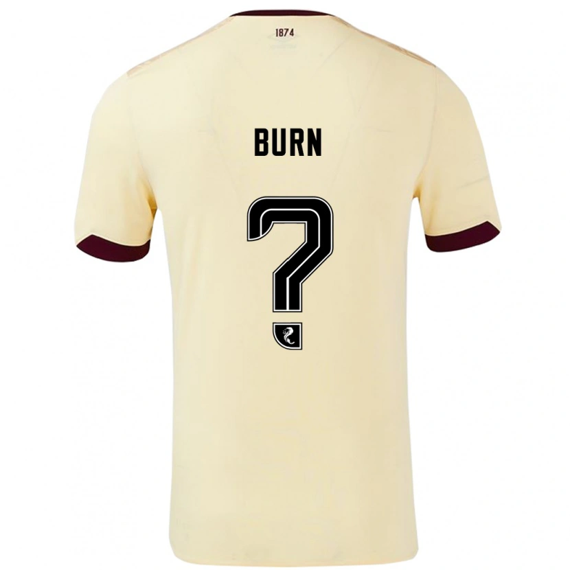 Danxen Men Gregor Burn #0 Cream Burgundy Away Jersey 2024/25 T-Shirt