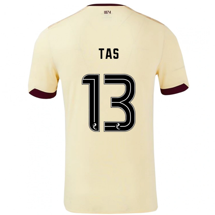 Danxen Men Lyndon Tas #13 Cream Burgundy Away Jersey 2024/25 T-Shirt