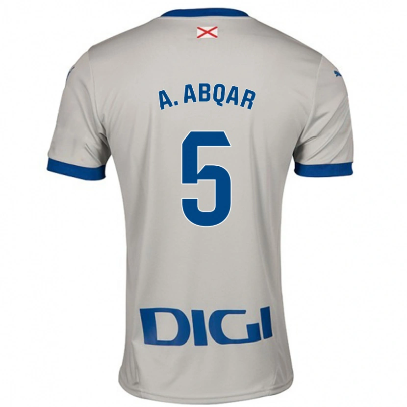 Danxen Men Abdel Abqar #5 Light Gray Away Jersey 2024/25 T-Shirt