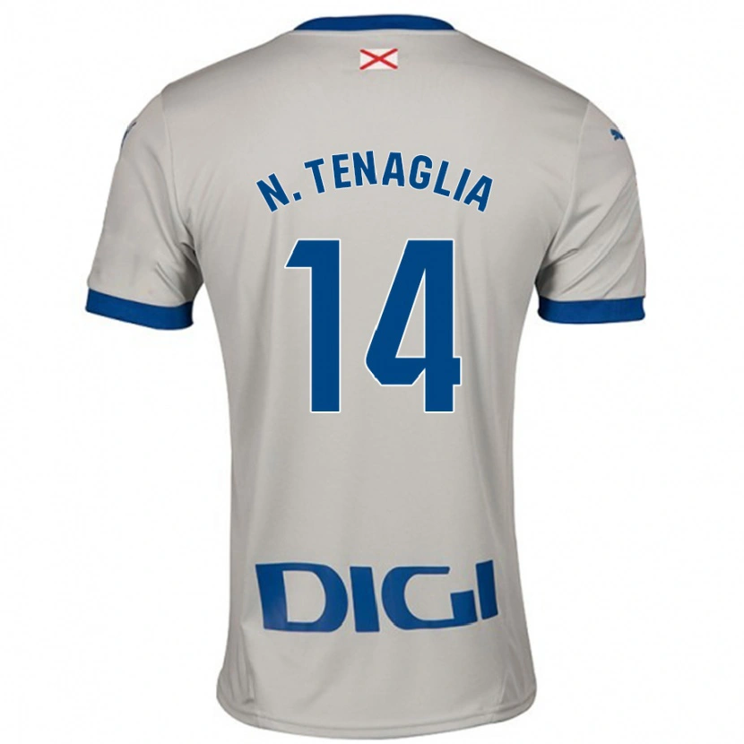 Danxen Men Nahuel Tenaglia #14 Light Gray Away Jersey 2024/25 T-Shirt