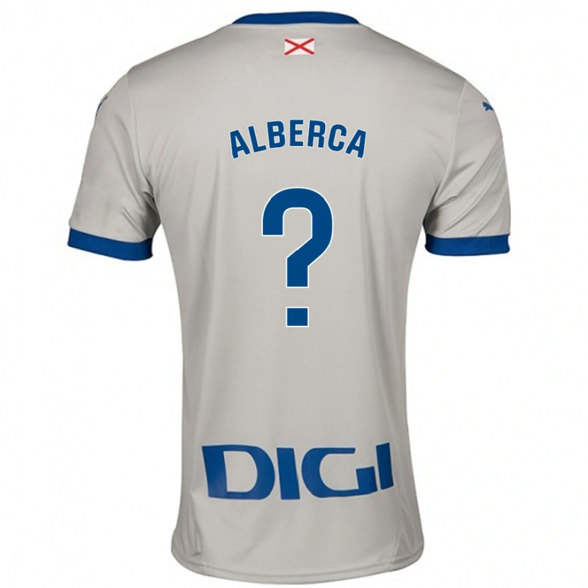 Danxen Men Iñaki Alberca #0 Light Gray Away Jersey 2024/25 T-Shirt