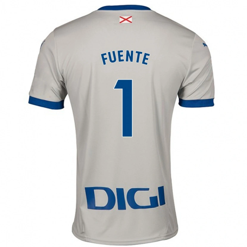 Danxen Men Sofía Fuente #1 Light Gray Away Jersey 2024/25 T-Shirt