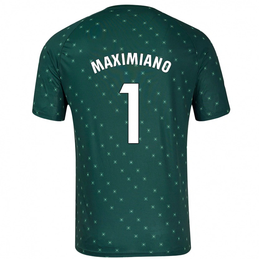 Danxen Men Luís Maximiano #1 Dark Green Away Jersey 2024/25 T-Shirt