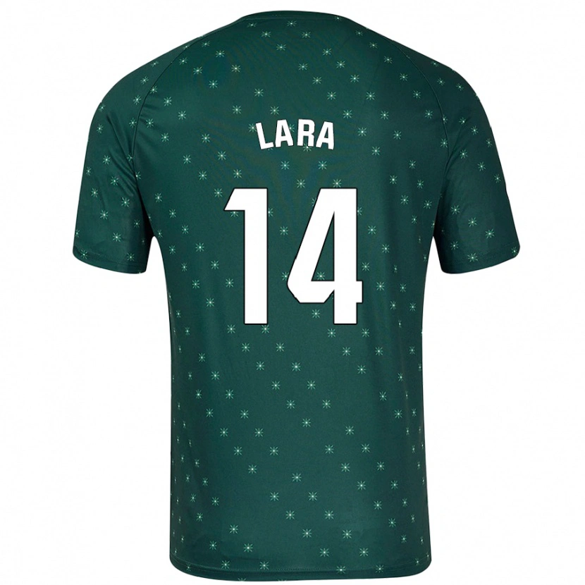 Danxen Men Luis Lara #14 Dark Green Away Jersey 2024/25 T-Shirt