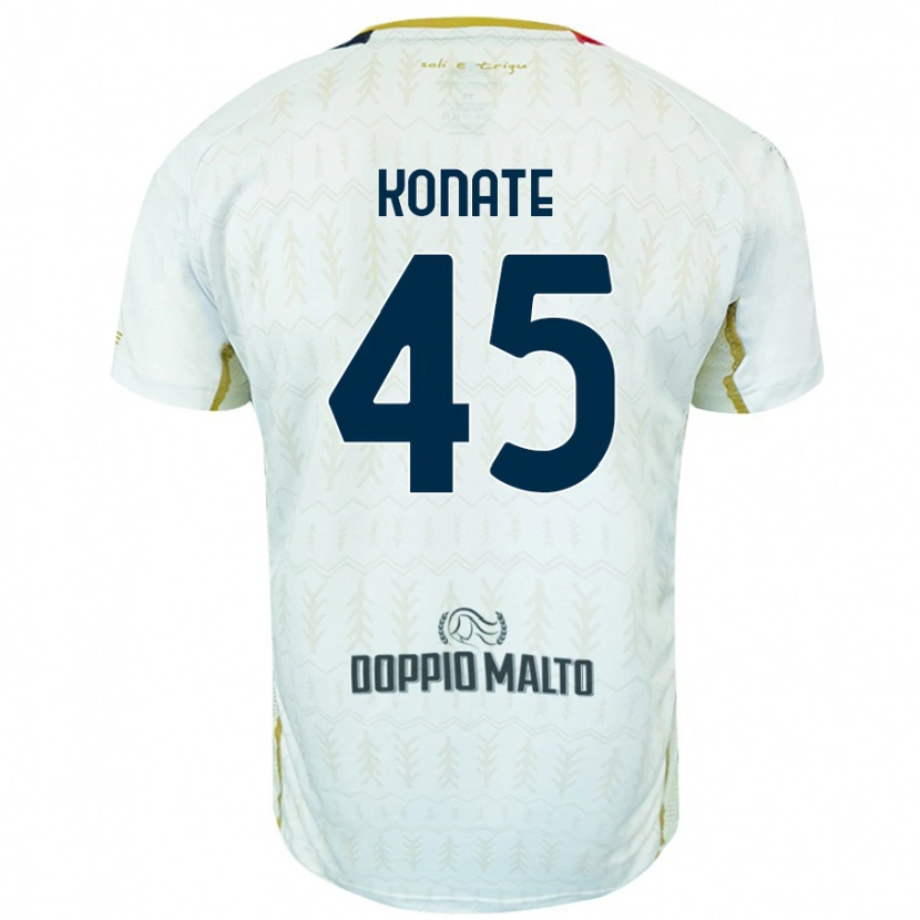 Danxen Men Ismael Konate #45 White Away Jersey 2024/25 T-Shirt