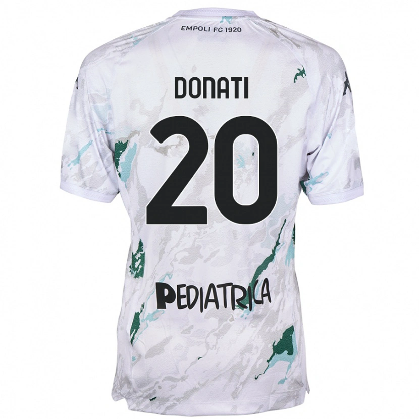 Danxen Men Francesco Donati #20 Grey Away Jersey 2024/25 T-Shirt