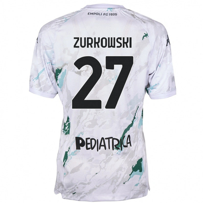 Danxen Men Szymon Żurkowski #27 Grey Away Jersey 2024/25 T-Shirt