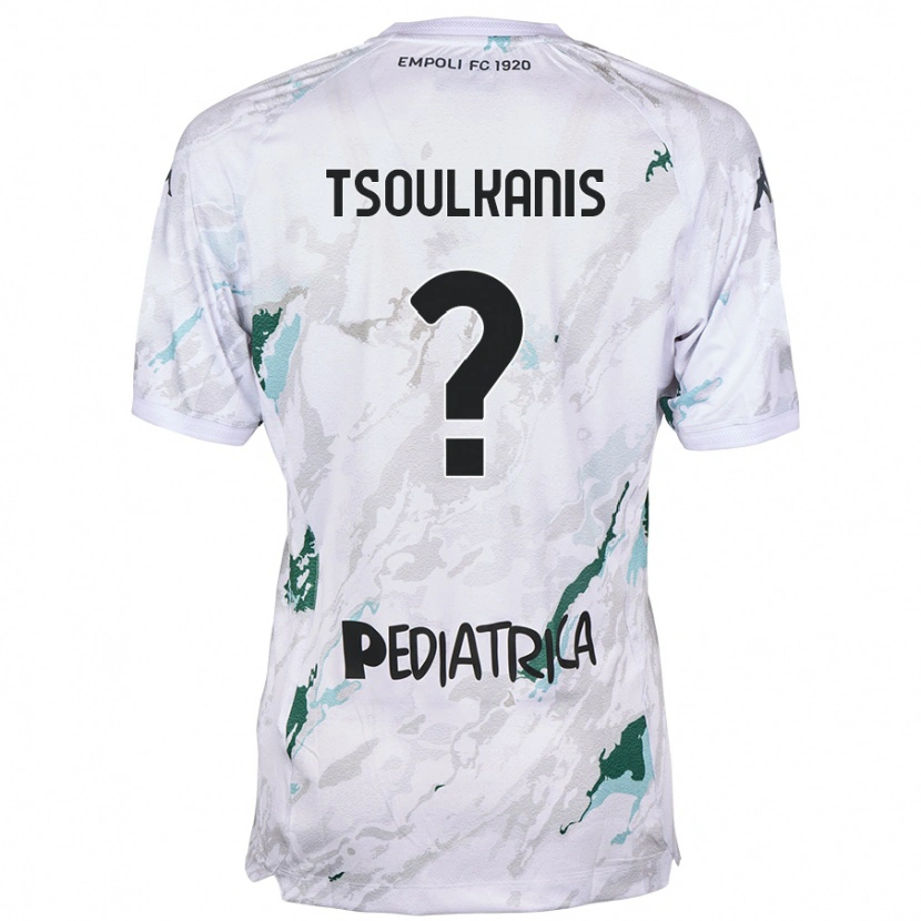 Danxen Men Konstantinos Tsoulkanis #0 Grey Away Jersey 2024/25 T-Shirt