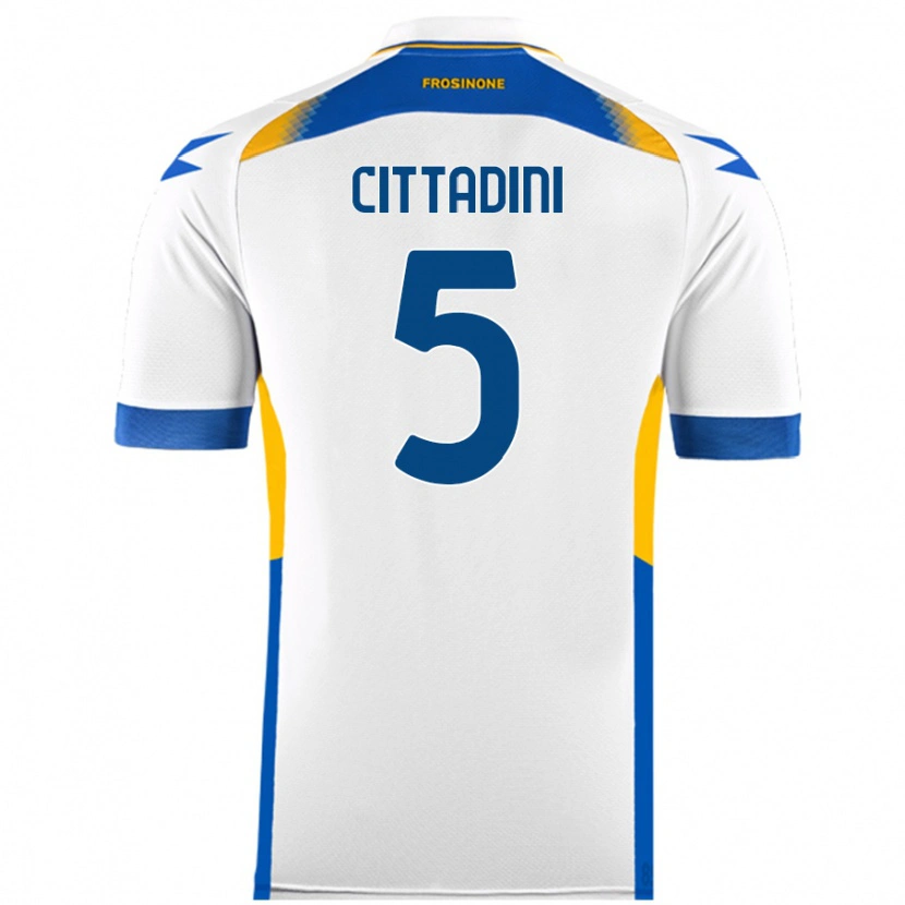 Danxen Men Giorgio Cittadini #5 White Away Jersey 2024/25 T-Shirt