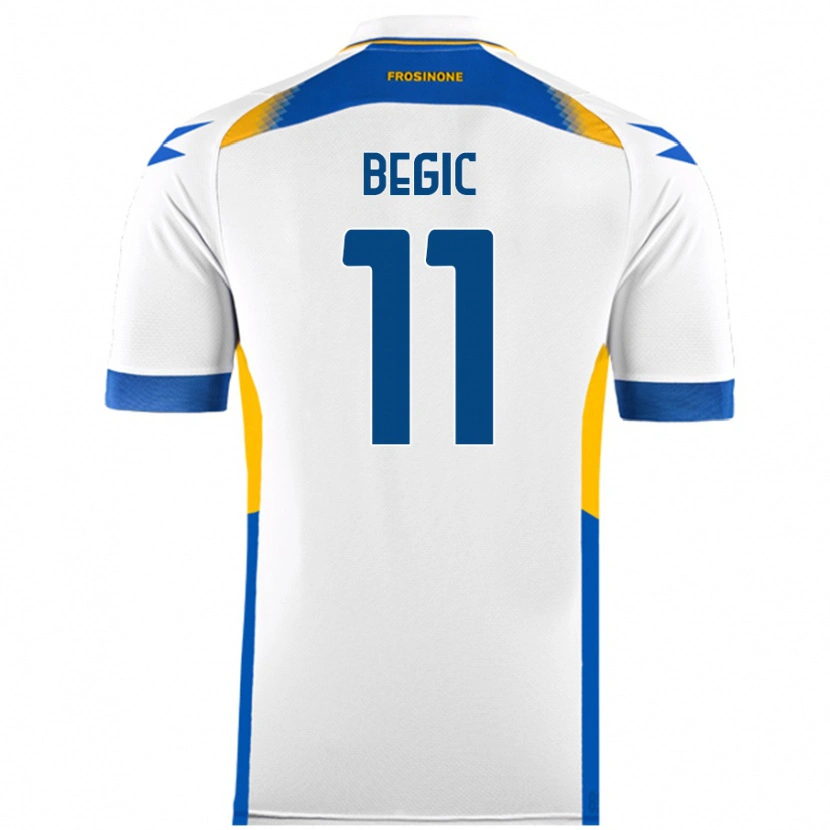 Danxen Men Tjas Begic #11 White Away Jersey 2024/25 T-Shirt