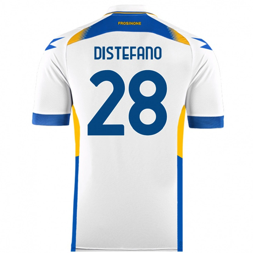 Danxen Men Filippo Distefano #28 White Away Jersey 2024/25 T-Shirt