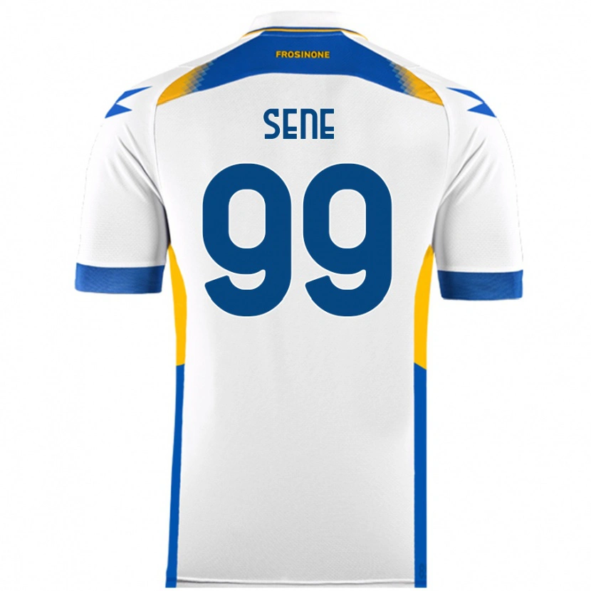 Danxen Men Fallou Sene #99 White Away Jersey 2024/25 T-Shirt