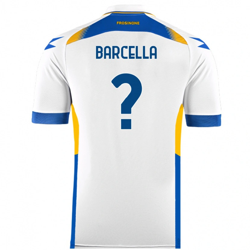 Danxen Men Kevin Barcella #0 White Away Jersey 2024/25 T-Shirt