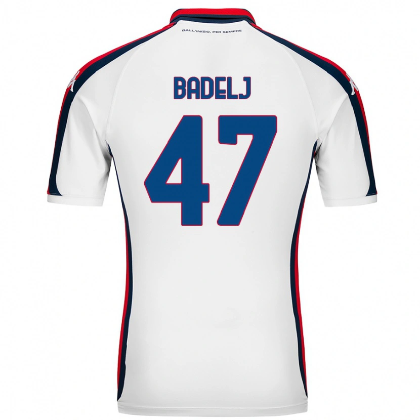 Danxen Men Milan Badelj #47 White Away Jersey 2024/25 T-Shirt