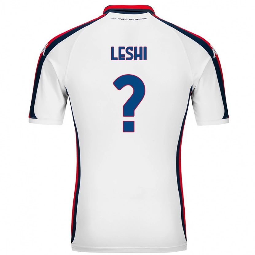 Danxen Men Arber Leshi #0 White Away Jersey 2024/25 T-Shirt