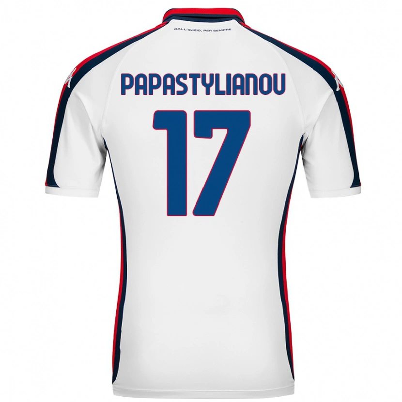 Danxen Men Lysandros Andreas Papastylianou #17 White Away Jersey 2024/25 T-Shirt